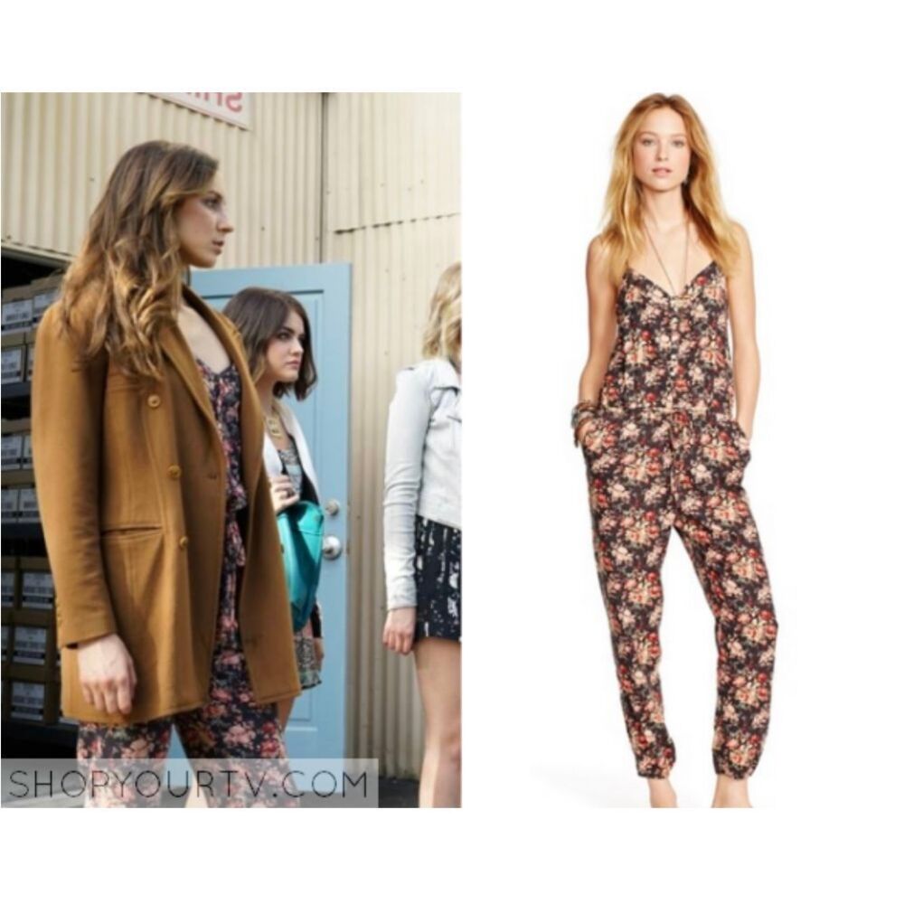 Denim & Supply‎ Ralph Lauren Floral Jumpsuit Size Small Pretty Little Liars
